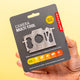 Kikkerland camera multitool - met 13 functionaliteiten - camera design - roestvrijstaal
