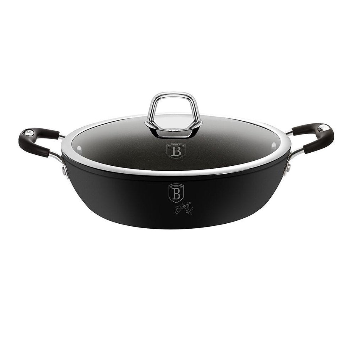 Berlingerhaus berlinger haus - 6125 - sartén poco profunda - 28cm - negro - profesional