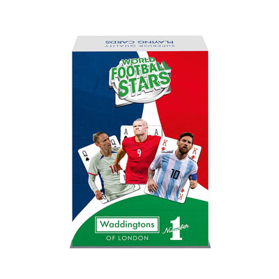 Movimientos ganadores estrellas del fútbol mundial - juego de cartas - waddingtons no. 1