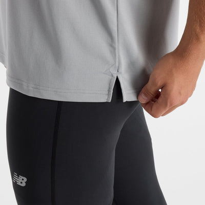 New balance sport tank heren sportshirt - slate grey