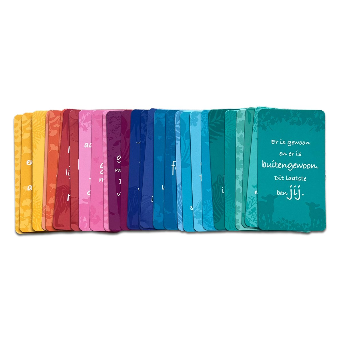 Para tarjetas de elogio de positividad, juego 2 - tarjetas de elogio - afirmación - 30 piezas - 5 x 9 cm