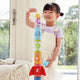 Hape torre impilabile per razzi con ventola - gioco di impilamento aereo per bambini dai 3 anni - 25 parti