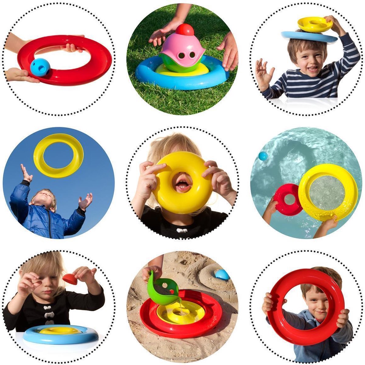 Moluk nello diam.24,5x2,5cm, 3 combinaciones de colores diferentes, 1+