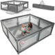 Lionelo willow xl - box voor baby's - 187 cm x 207 cm x 68 cm - vanaf 0-48 maanden groot oppervlak - zeer groot