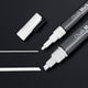 Pennarello a gesso Sigel - punta tonda e punta a scalpello - bianco - set da 2 pezzi - si-ba176