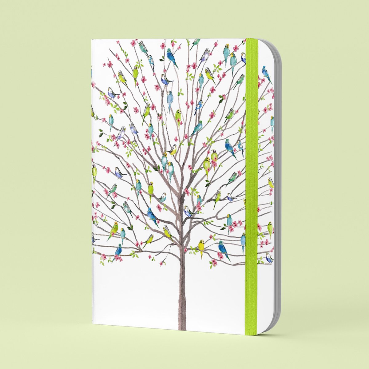Peter pauper mid size notitieboek tree of budgies