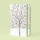 Peter pauper mid size notitieboek tree of budgies