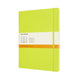 Taccuino classico Moleskine - extra large - copertina morbida - a righe - verde limone