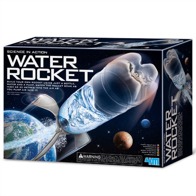 4m ciencia y juegos - construye tu propio cohete de agua - kit de construcción espacial - ciencia en acción - 14+