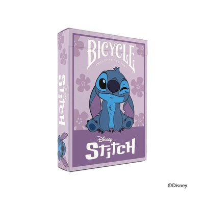 Bicycle ® disney stitch morado - naipes premium - licencia oficial - diseños únicos