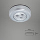 B.k.licht briloner - set di 5 luci per armadio - lampade da sottobanco - alimentate a batteria - autoadesive - luce notturna - lampade per armadio - ø6,8 cm