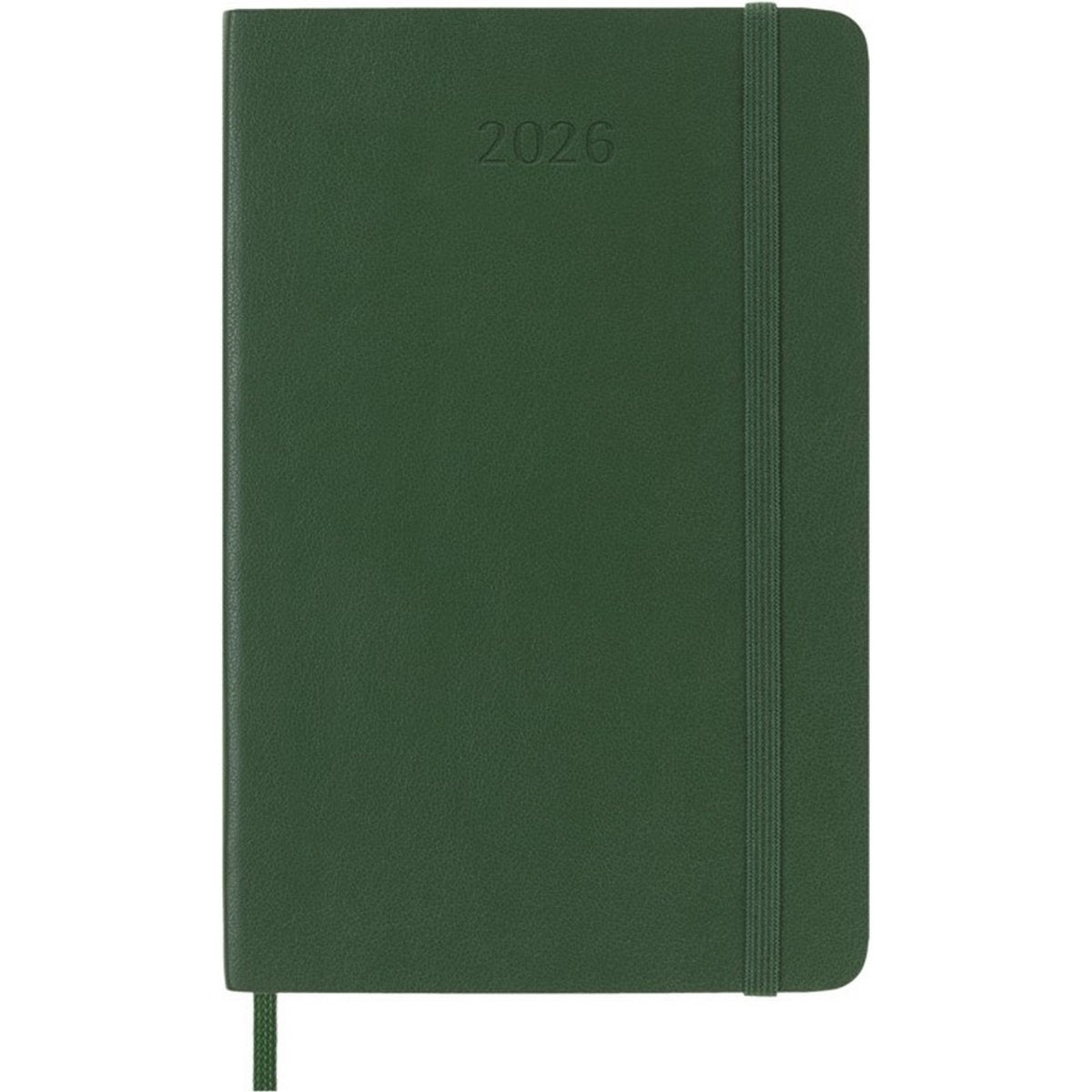 Agenda Moleskine 12 mesi - 2026 - settimanale - tascabile - copertina morbida - verde mirto