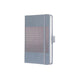 Cuaderno sigel jolie - impress - a6 - tapa dura - 174 páginas - rayado - 80 gramos - gris glaciar - si-jn208