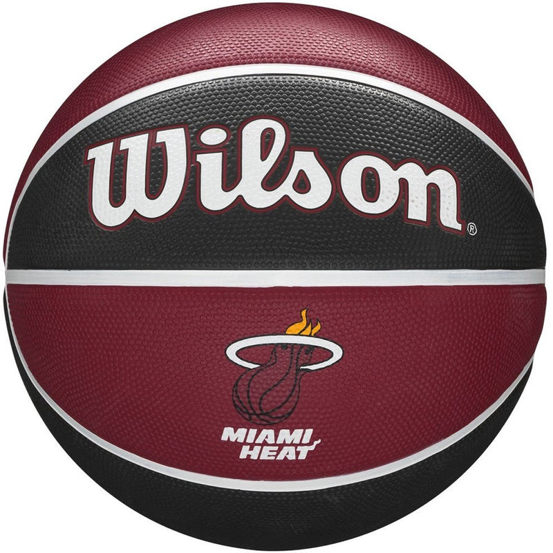 Wilson nba miami heat basket misura 7 - pallone da gioco ufficiale