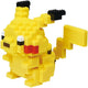Bandai - nanoblock - pikachu deluxe - pokémon figure - mini brick pikachu figure - building set - activity 12+ pixel pikachu pokémon figure - nbpm36