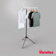 Metaltex - tendedero tri-hang - tendedero ajustable - 150 cm - multifuncional - plegable - para 33 perchas