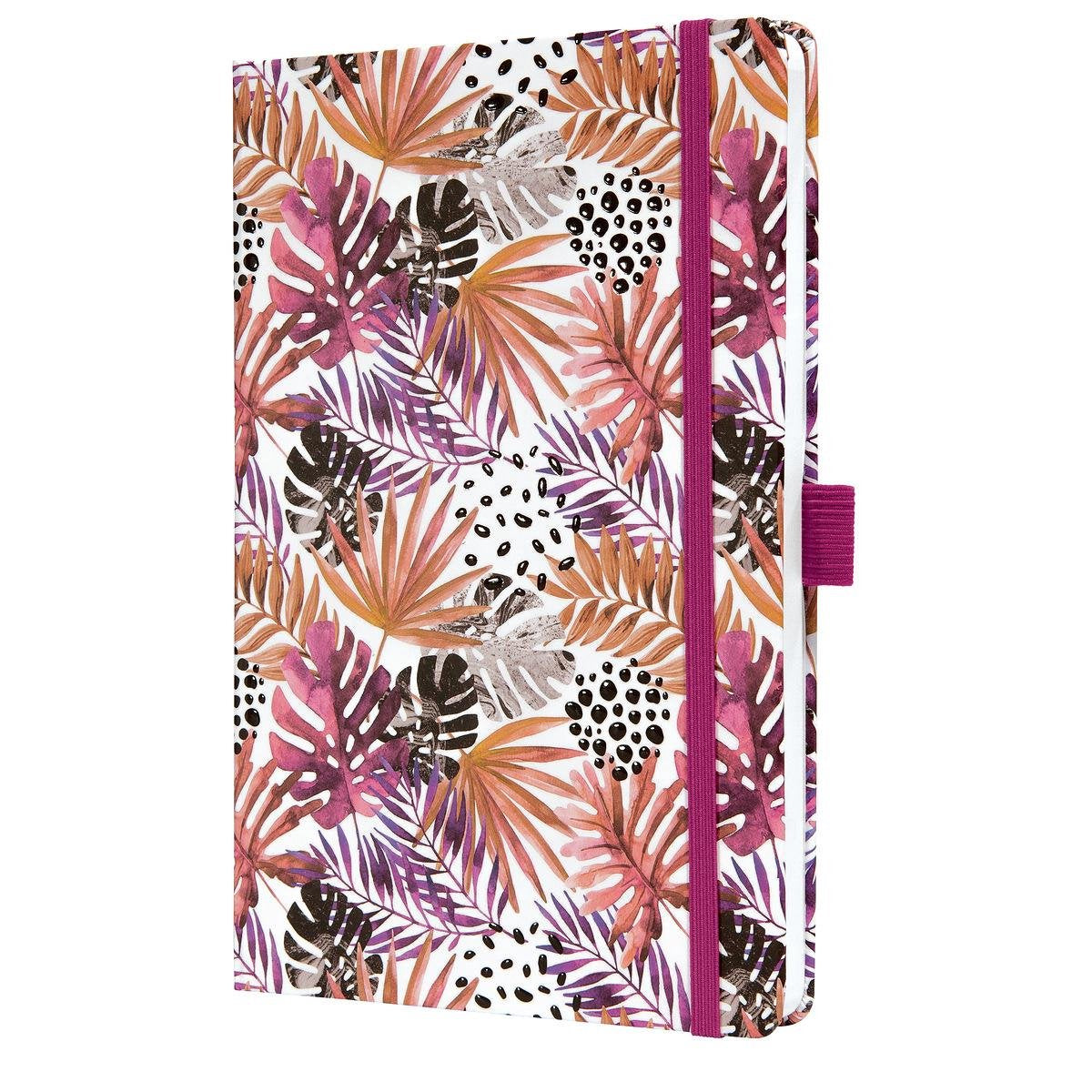 Quaderno Sigel a5 - jolie - copertina rigida - 174 pagine - 80 grammi - linea - apricot Jungle Fever - si-jn355