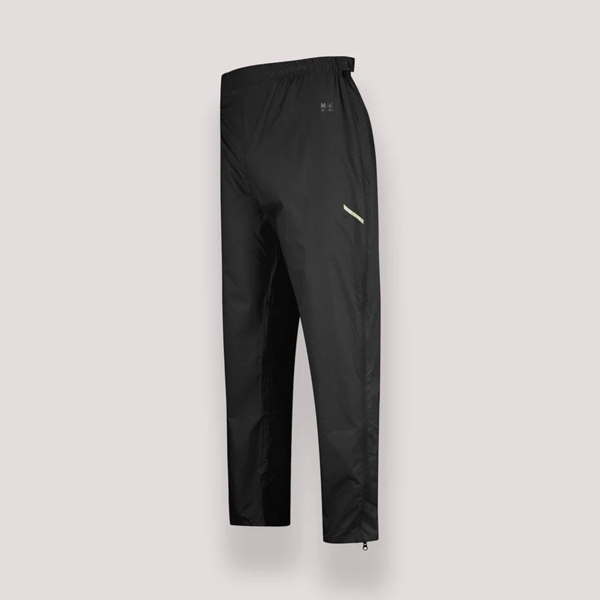 Mac in a sac full zipper regenbroek - zwart - maat xxxl