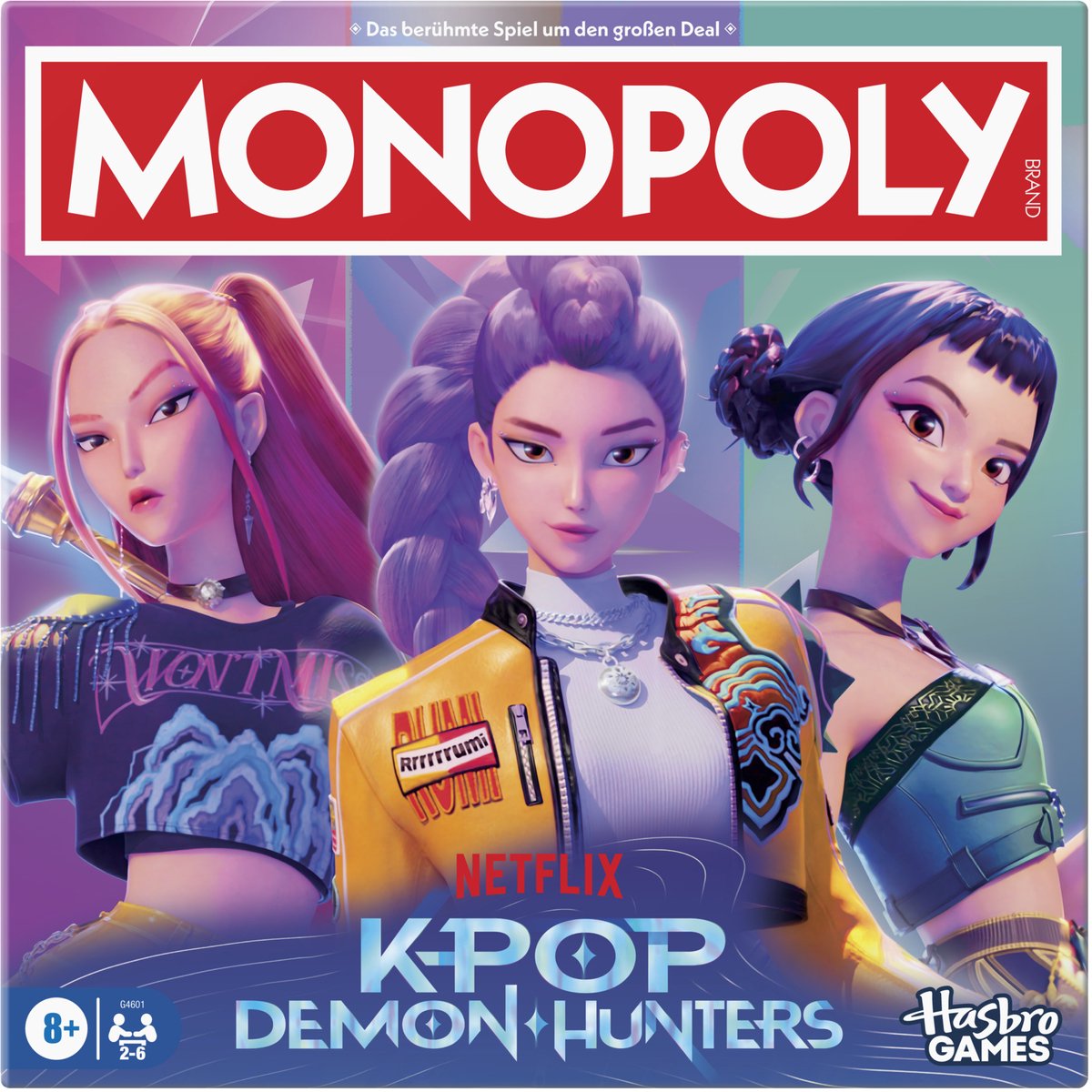 Monopoly kpop cazadores de demonios - juego de mesa