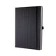 Quaderno Sigel - conceptum pure - a4+ - nero - copertina rigida - 194 pagine - 80 grammi - linea - si-co116