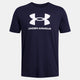 Camiseta deportiva para hombre Under Armour UA Sportstyle Logo Update SS-Blu - Academy - Blanco