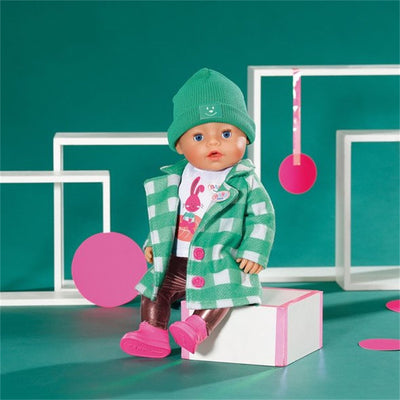 Abrigo baby born deluxe - ropa para muñecas 43 cm