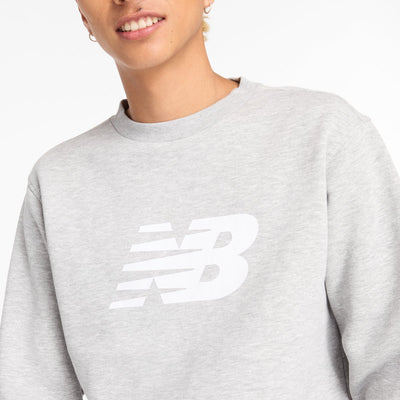 Maglione da uomo New Balance Sport Core spazzolato - grigio atletico