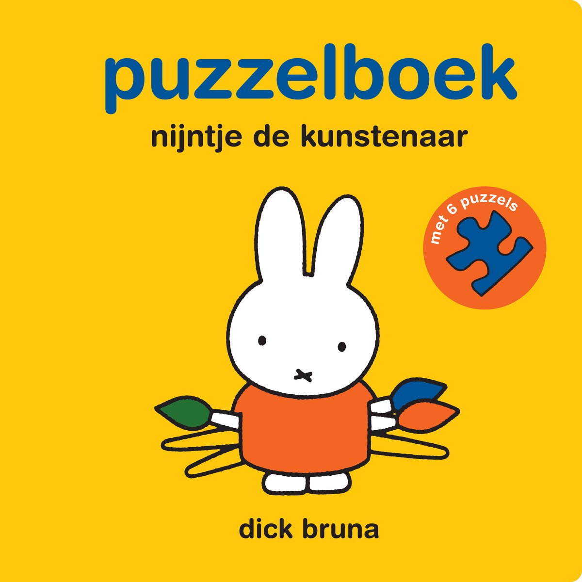 Libro de rompecabezas de Miffy el artista.