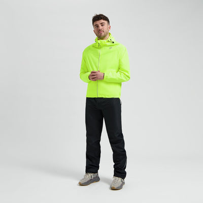 Traje de lluvia unisex Rogelli commuter core - impermeable - amarillo fluor - l