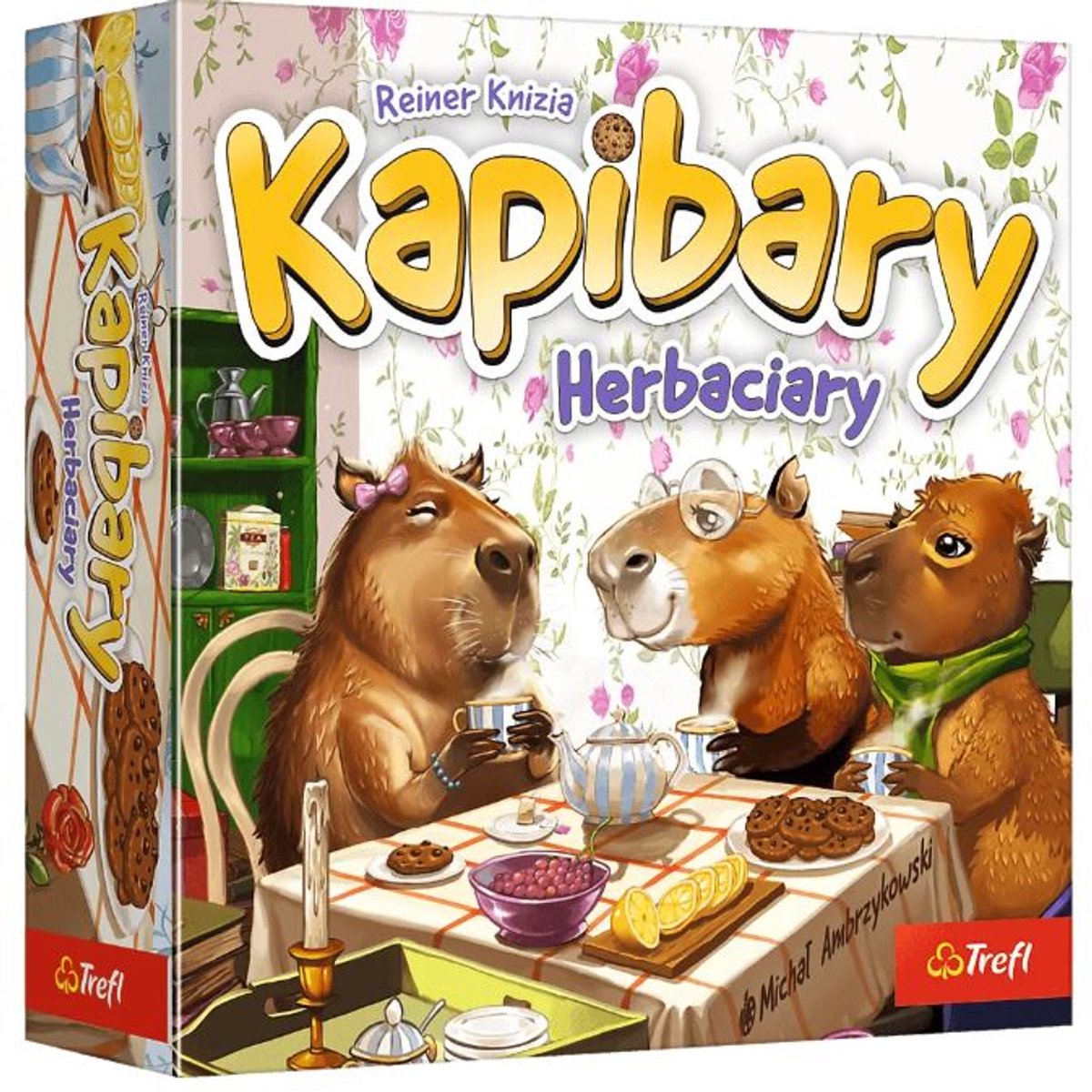 Erbacioe Trefl Kapibary - gioco di carte - elegante tea party - strategia