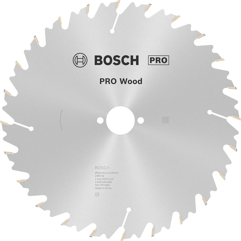Bosch cirkzb speed t 250x30x3,2 24t wz