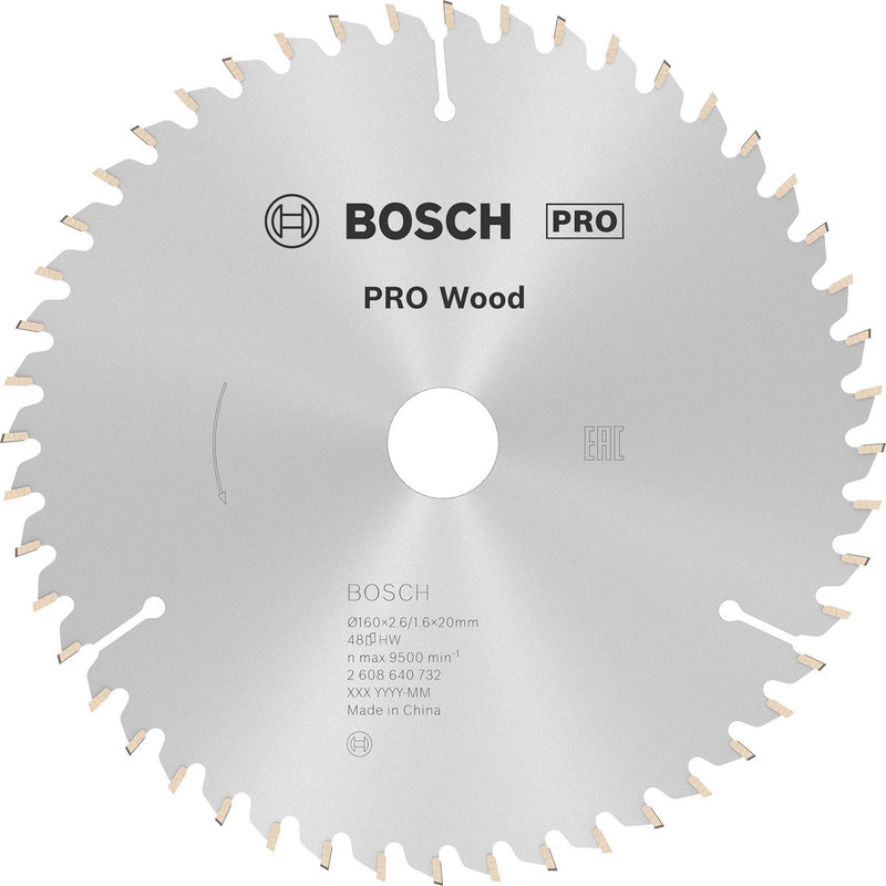 Bosch cirkzb opt 160x20 16x2.6 48t wz