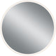 Specchio da bagno Trio LED - raro - 15w - rotondo - 60 cm - dip switch - vetro a specchio