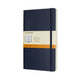 Taccuino classico Moleskine - grande - copertina morbida - a righe - blu zaffiro