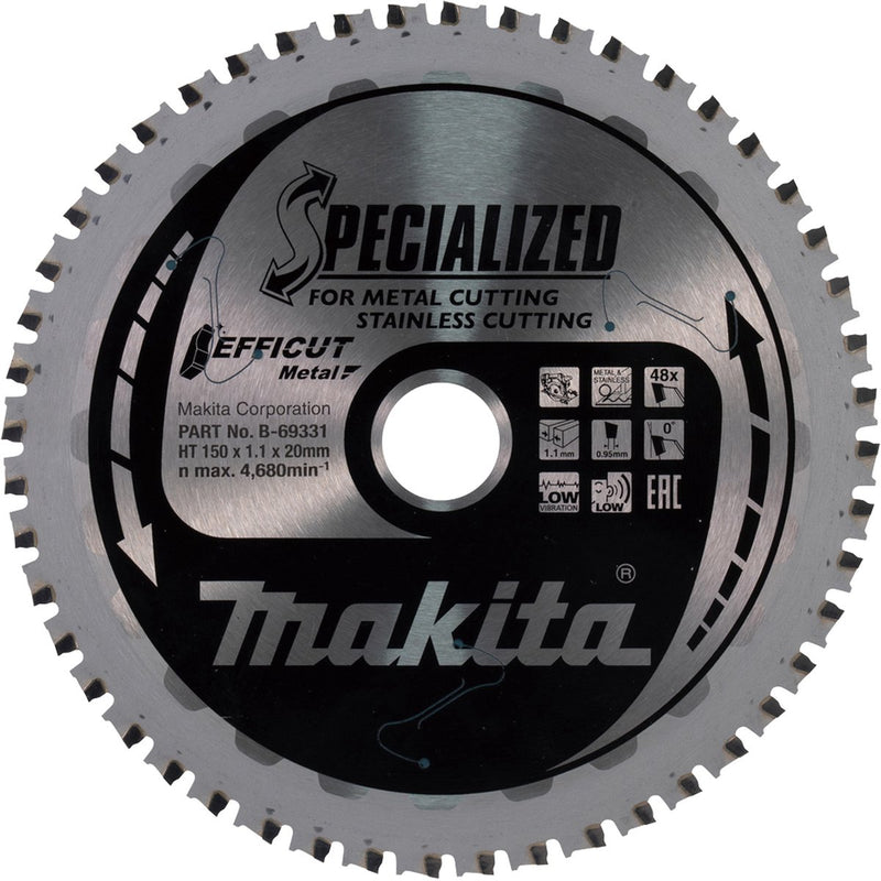 Accessori Makita lama per sega circolare | acciaio inossidabile - b-69331