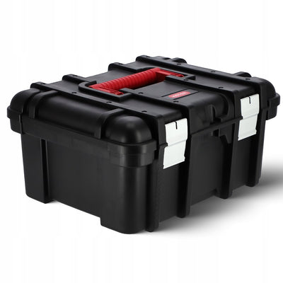 Keter wide toolbox tool case - 16 inch - 41.9x32.7x20.5cm - black