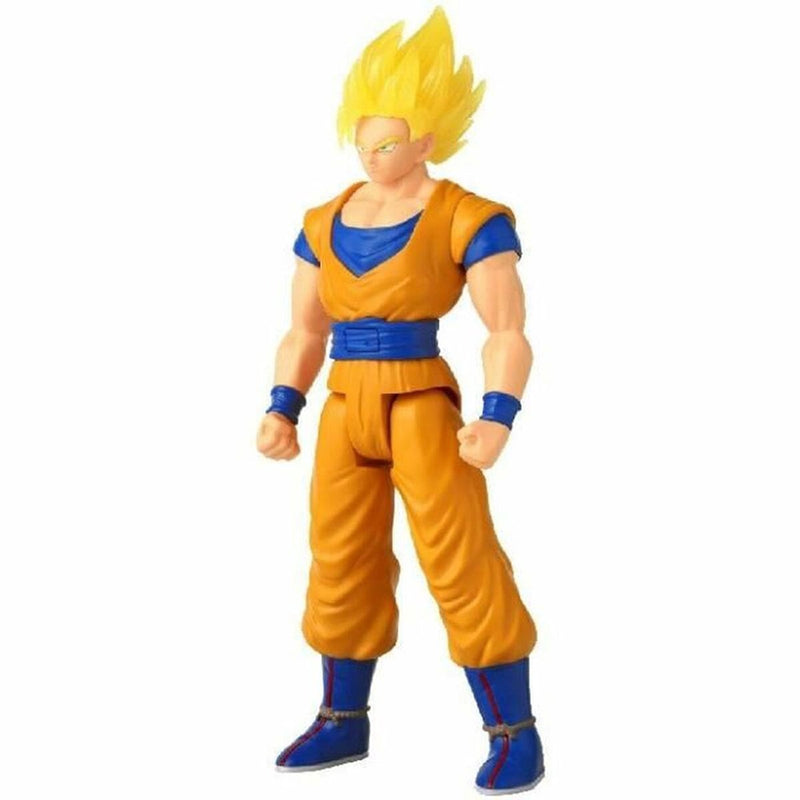 Bandai - dragon ball super - figura limit breaker gigante 30 cm - super saiyan 2 goku - licencia oficial dragon ball - figura grande con luz y sonido de goku chispeante - juguete para niños a partir de 4 años - 38566