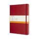 Taccuino classico Moleskine - extra large - copertina rigida - a righe - rosso