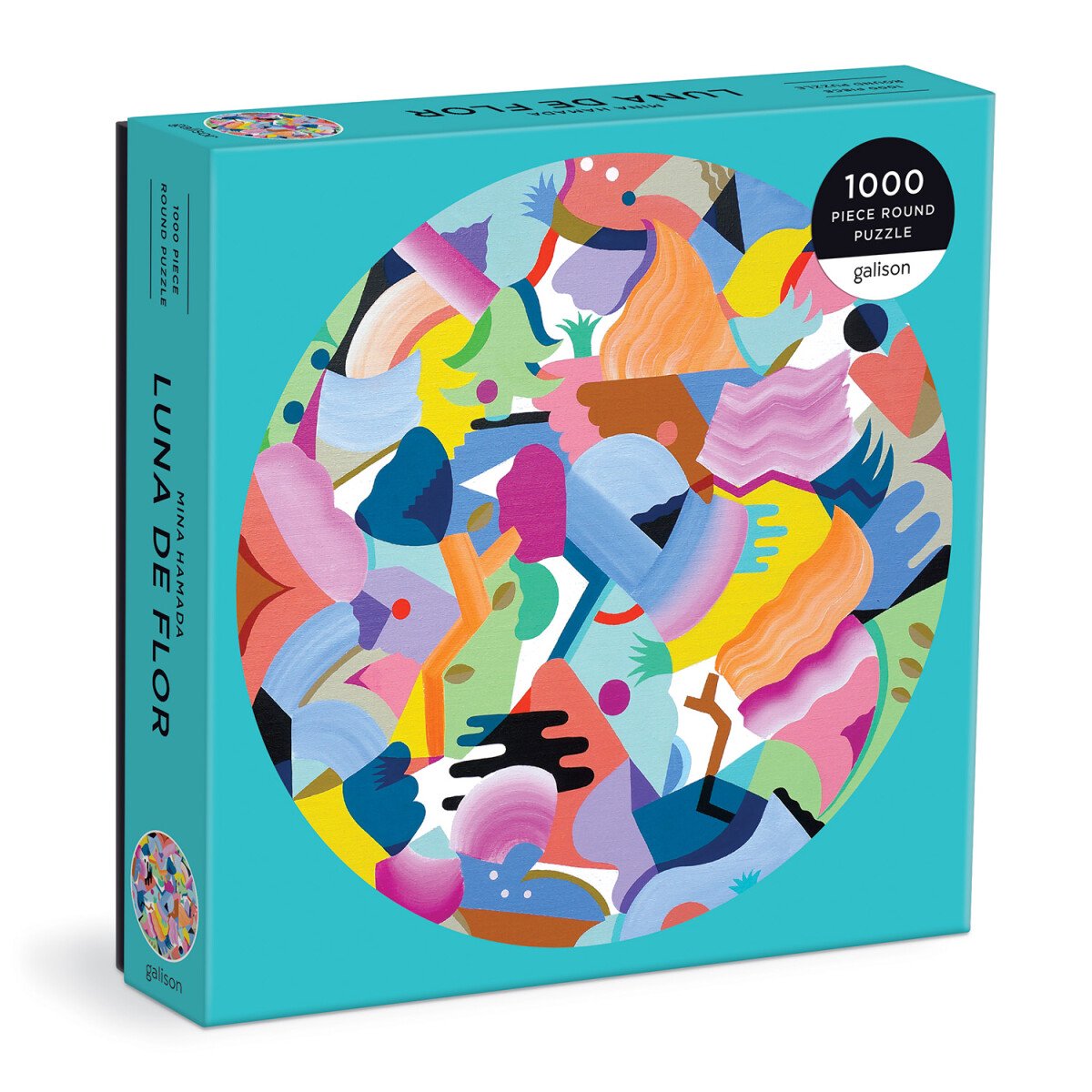 Mina Hamada Luna de Flor Puzzle rotondo da 1000 pezzi