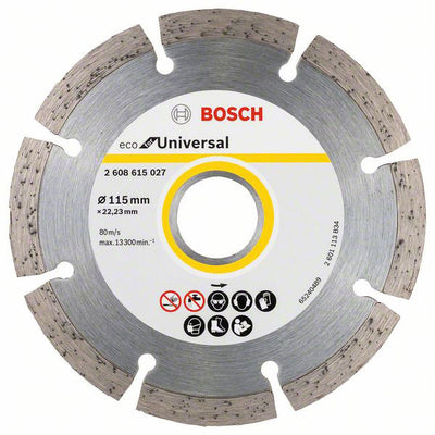 Bosch eco para universal - disco de diamante - 115 mm - segmento