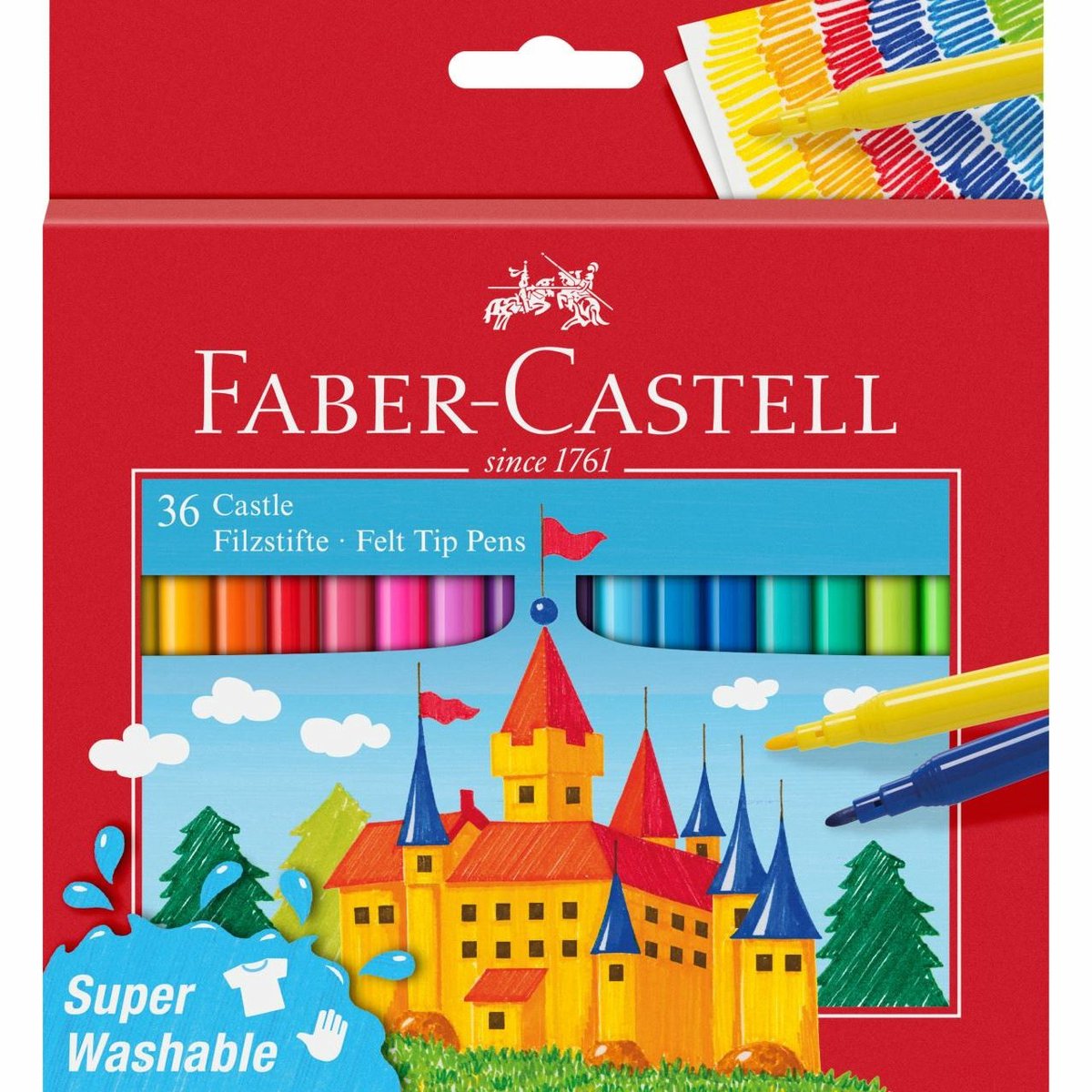 Rotuladores faber-castell - 36 piezas - fc-554203