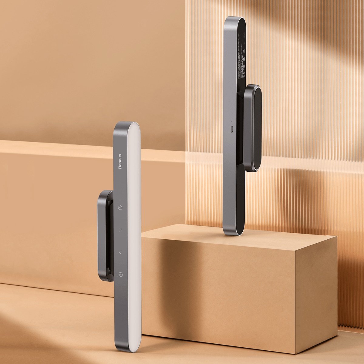 Baseus - draadloos bureaulamp | dimbaar | touch control | magnetisch | draagbaar