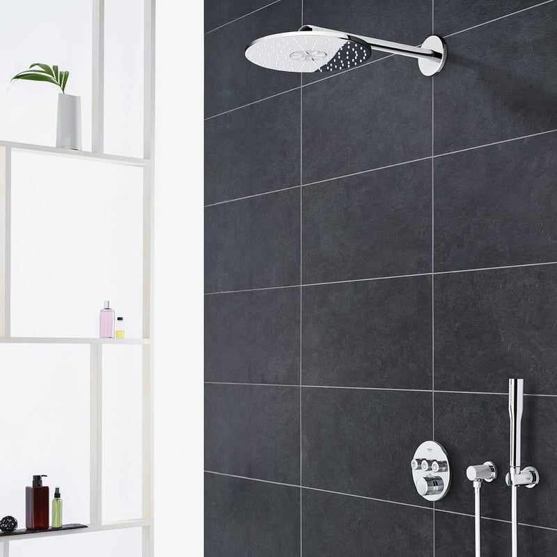 Grohe rainshower 310 smartactive overhead shower set - 31 cm overhead shower - 2 jets - chrome