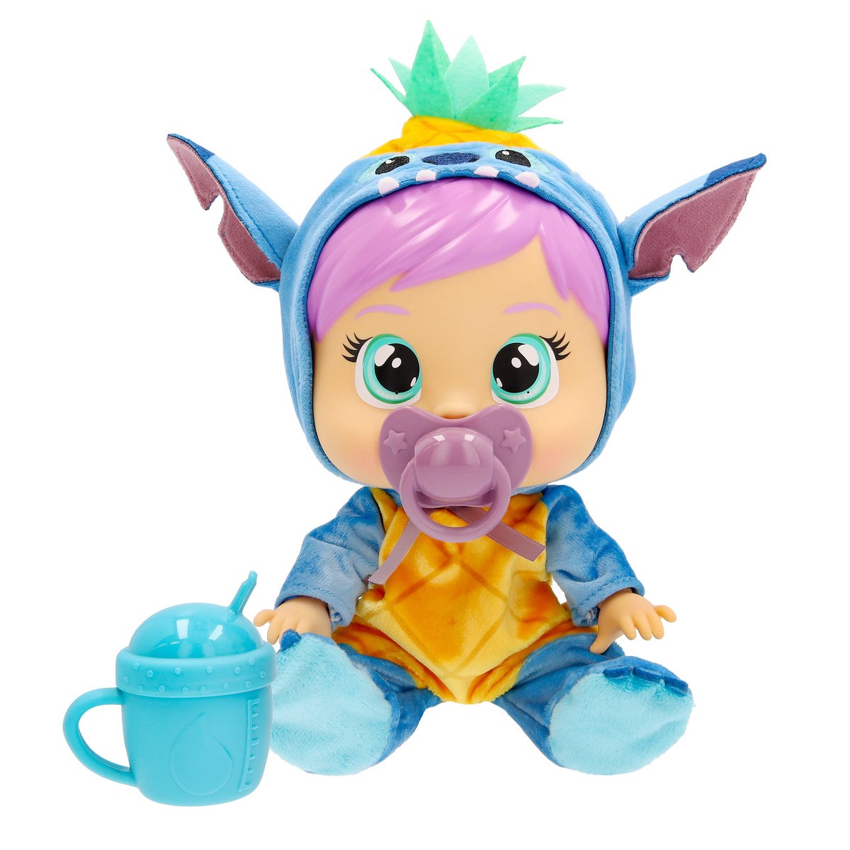 Bamboletta Spectron Cry Babies Loving Care Stitch - 26,5 cm