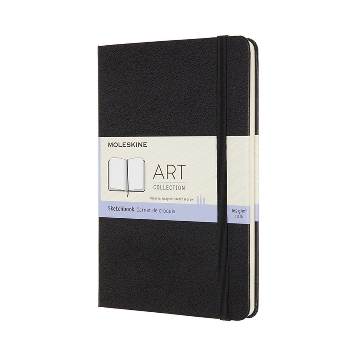 Moleskine art schetsboek - medium - hardcover - zwart