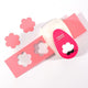 Vaessen creative pons - figuurpons - bloem - 3,4 x 3,8 cm