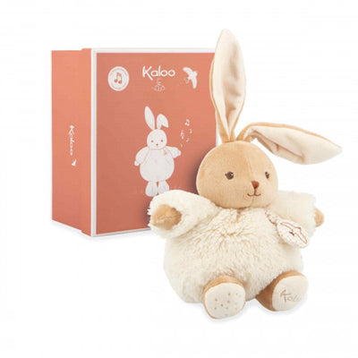 Kaloo patapouf - peluche - peluche musicale - color crema - coniglio