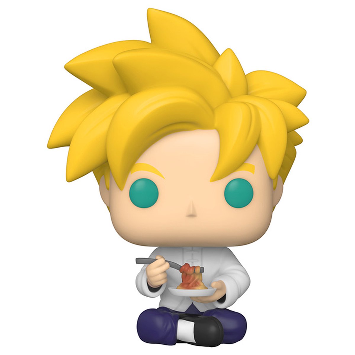 Funko super saiyan gohan vinyl figure met noodles - dragon ball z - 9 cm
