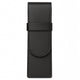 Astuccio Alassio - 2 penne - pelle - nero - ju-2610