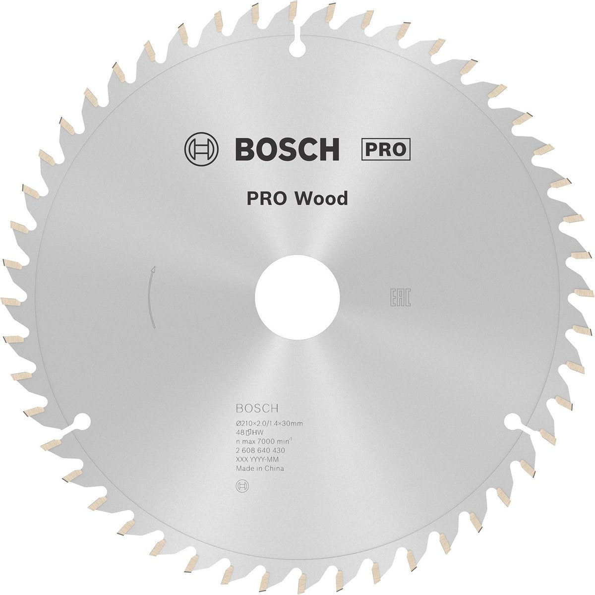 Lama per sega circolare Bosch Pro Wood, 210 x 2 x 30 mm